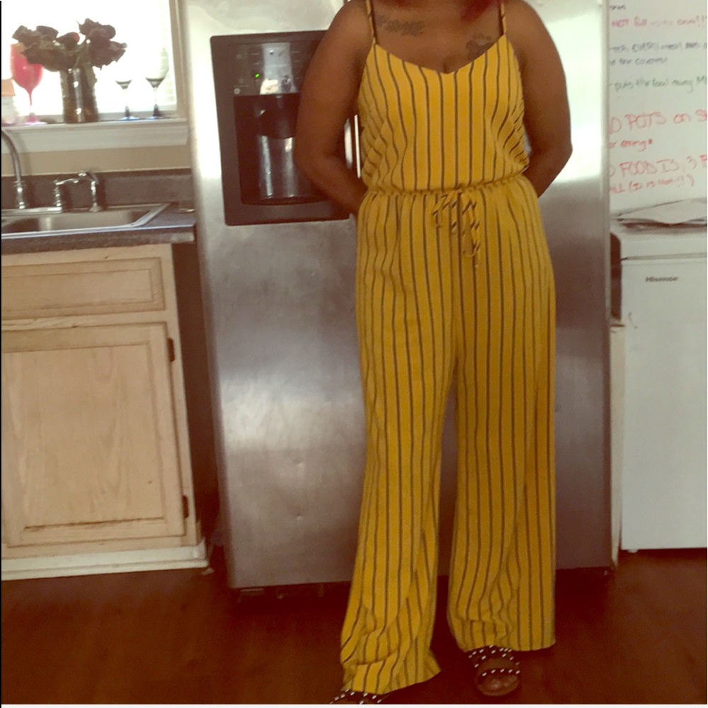 Wide leg pant romper